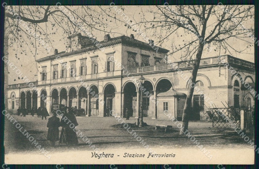 Pavia Voghera Stazione Ferroviaria cartolina VK4472 – fronte