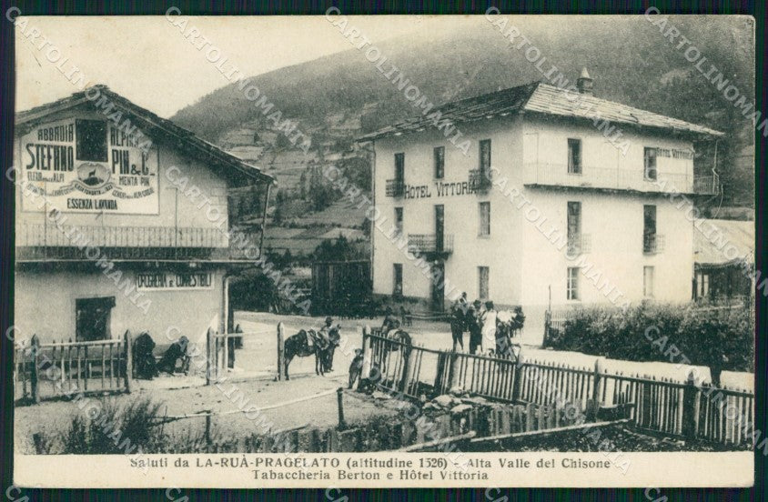 Torino Pragelato La Ruà Cavallo Genta cartolina VK4476 – fronte