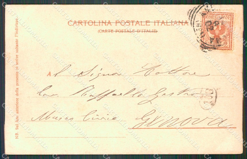 Alessandria Novi Ligure Piazza XX Settembre cartolina VK4482 – retro