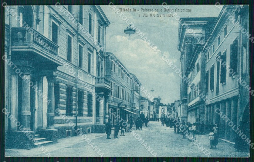 Padova Cittadella Banca Antoniana via XX Settembre cartolina VK4499 – fronte
