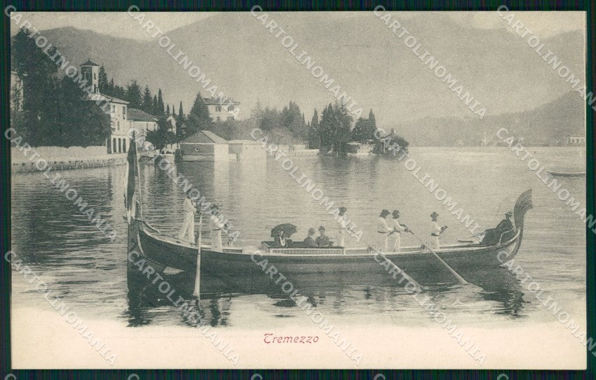 Como Lago di Tremezzo Barca cartolina VK4541 – fronte