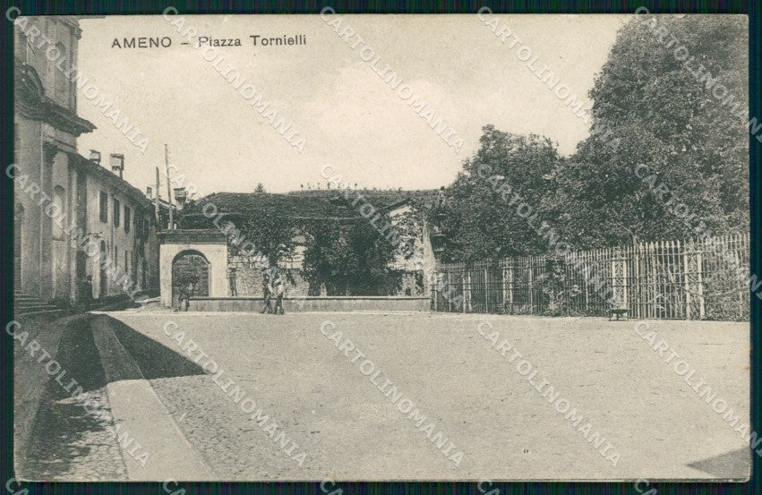 Novara Ameno Piazza Tornielli cartolina VK4547 – fronte