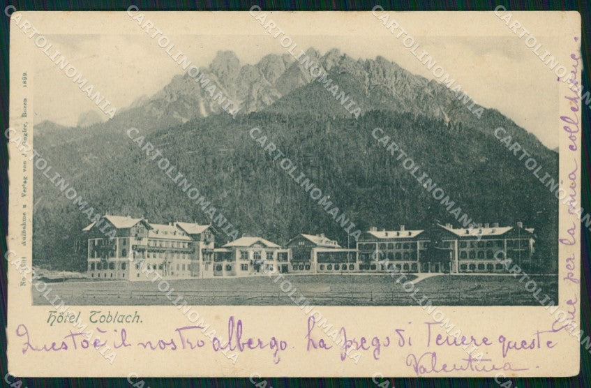Bolzano Dobbiaco cartolina VK4568 – fronte