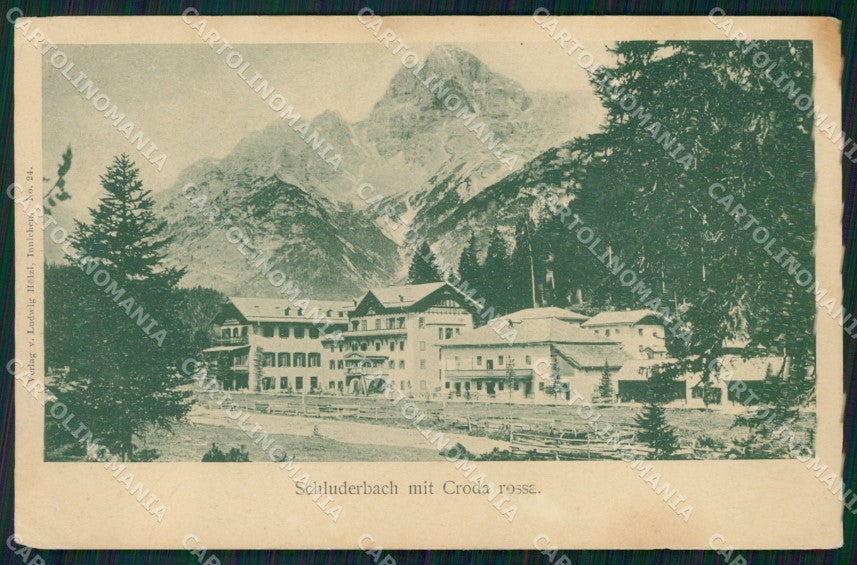 Bolzano Dobbiaco Carbonin Croda Rossa cartolina VK4570 – fronte