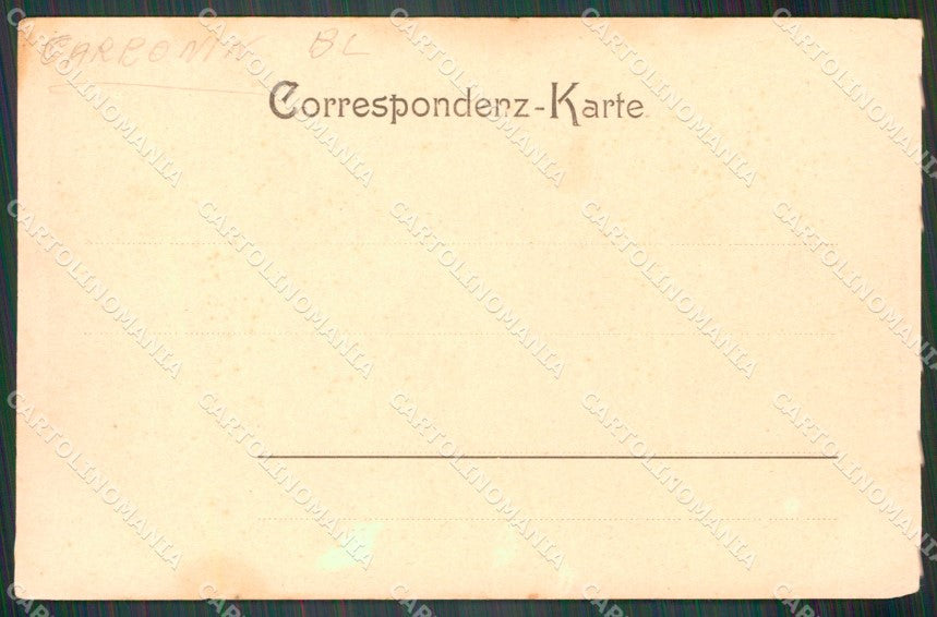 Bolzano Dobbiaco Carbonin Croda Rossa cartolina VK4570 – retro
