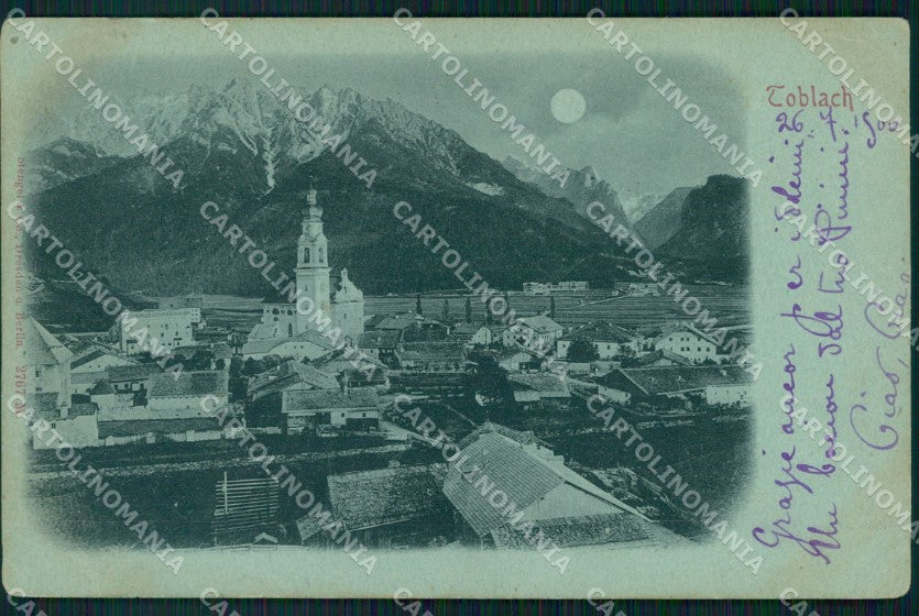 Bolzano Dobbiaco Chiaro di Luna cartolina VK4572 – fronte