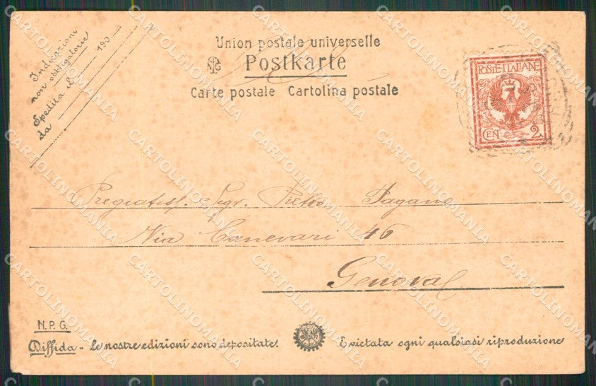 Firenze città Saluti da NPG Foto cartolina VK4577 – retro