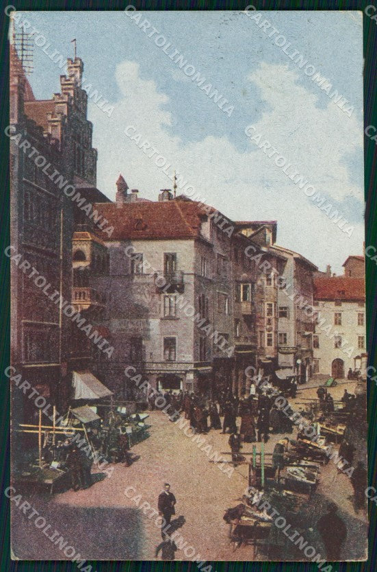 Bolzano città Mercato cartolina VK4597 – fronte