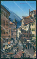 Bolzano città Piazza delle Erbe Mercato cartolina VK4598 – fronte