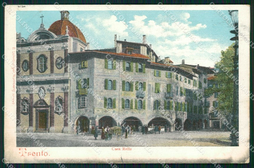 Trento città Corso Italia cartolina VK4604 – fronte