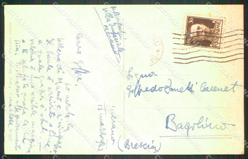 Bolzano Merano Via dei Portici cartolina VK4605 – retro