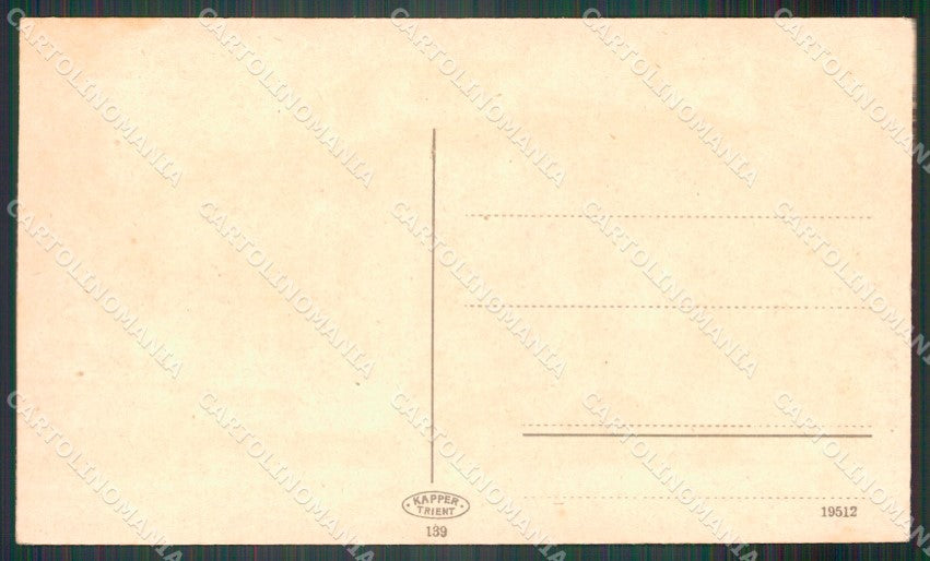 Trento città Casa Rela cartolina VK4615 – retro