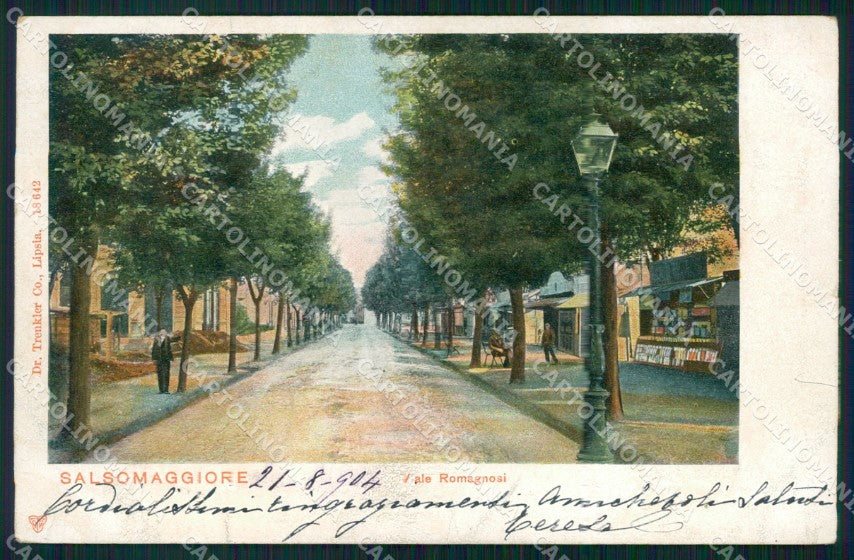 Parma Salsomaggiore Viale Romagnosi cartolina VK4622 – fronte