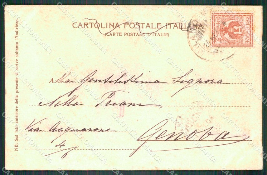 Parma Salsomaggiore Viale Romagnosi cartolina VK4622 – retro