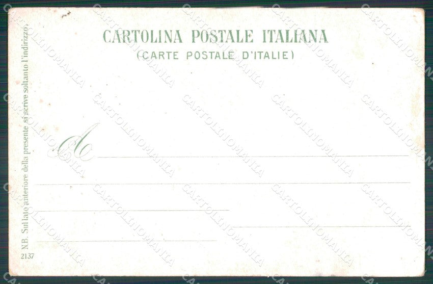 Napoli Capri Salita di Anacapi Asino cartolina VK4630 – retro