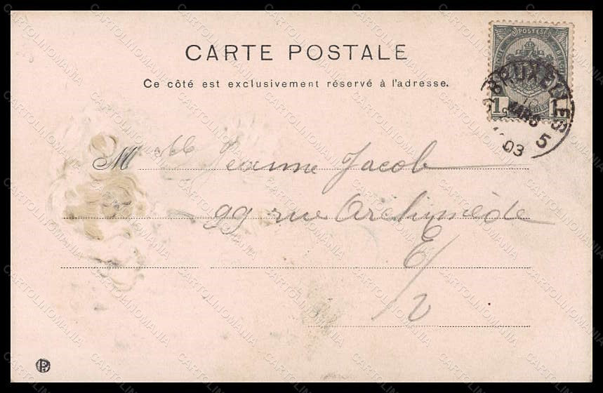 Artist Signed Raphael Kirchner Lady Akropolis J.1/3-4 CREASED pc VK5431 – retro