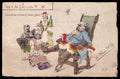 Artist Signed French Politics Hand Painted La Fleche 60 postcard VK5479 – fronte