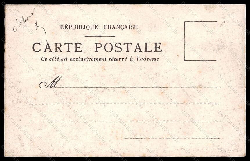 Artist Signed French Politics Hand Painted La Fleche 64 postcard VK5482 – retro