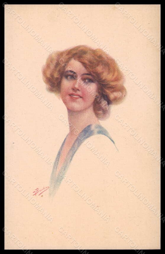 Artist Signed Illustratori V. Bocchino Lady serie 354-1 postcard VK5529 – fronte