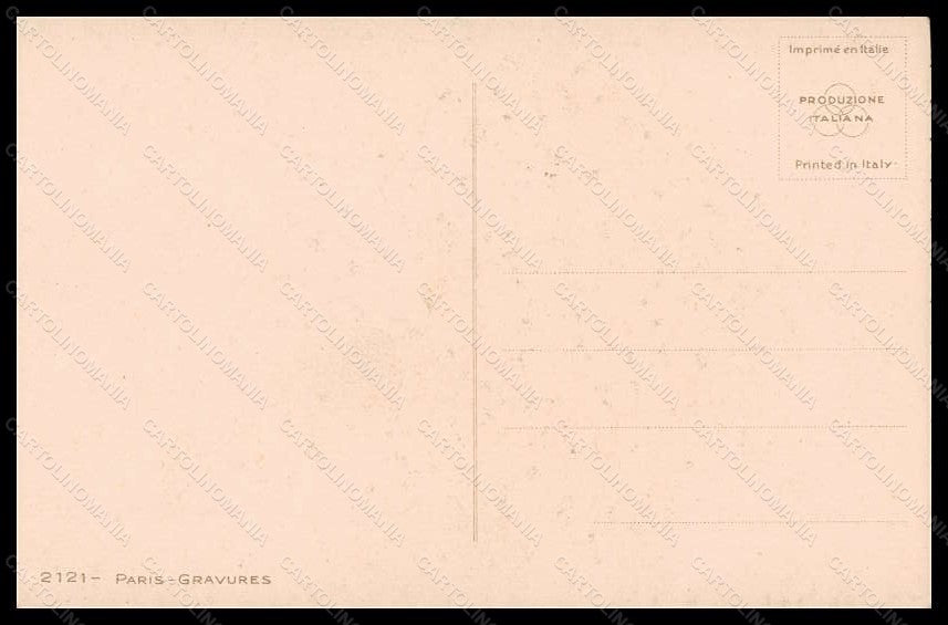 Artist Signed Guinegaul ? Romantic Couple Paris Gravures serie 2121 pc VK5547 – retro