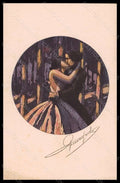 Artist Signed Guinegaul ? Romantic Couple Paris Gravures serie 2121 pc VK5548 – fronte