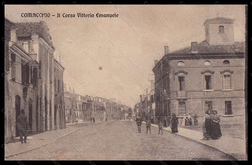 Italia Ferrara Comacchio Corso Vittorio Emanuele cartolina VK5564 – fronte