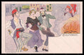 Artist Signed L. Lessieux Art Nouveau Lady Revolutionnaire pc VK5573 – fronte