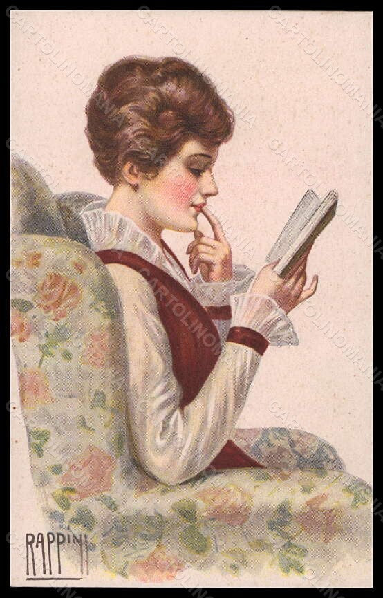 Artist Signed Illustratori Rappini Lady serie 2016 postcard VK5586 – fronte