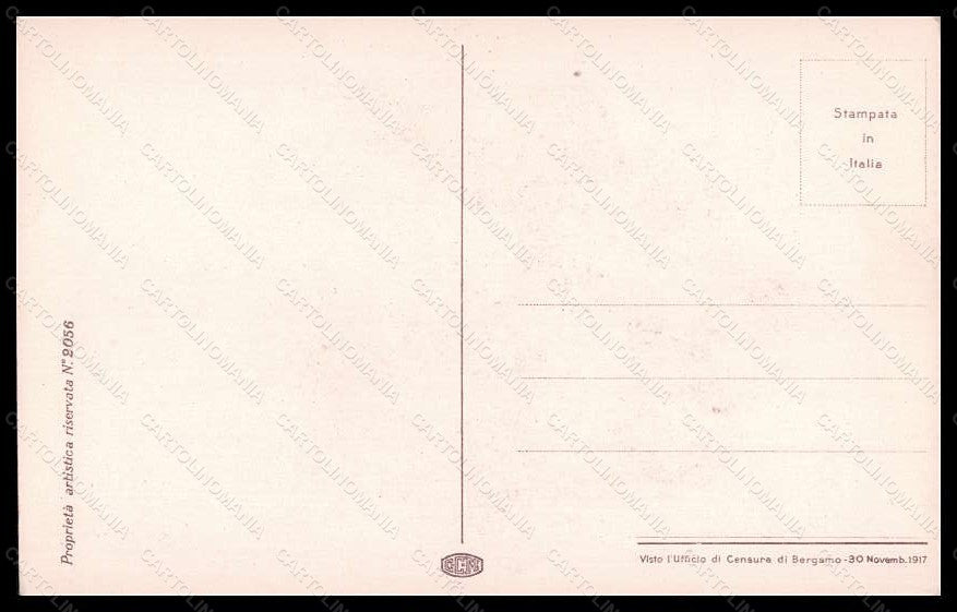 Artist Signed Illustratori San Marco Romantic Couple serie 2056 postcard VK5588 – retro