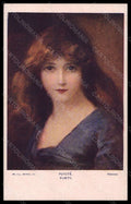 Artist Signed Illustratori Henner Lady Purity postcard VK5601 – fronte