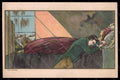 Artist Signed Scattina Couple Boheme Art Deco Sborgi postcard VK5642 – fronte