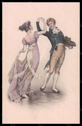 Artist Signed Lionel Peraux Roumantic Couple Dance MM Vienne serie 641 pc VK5656 – fronte