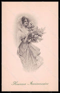 Artist Signed Wichera ? Lady Viennoise MM Vienne serie 276 postcard VK5668 – fronte