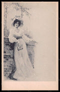 Artist Signed Illustratori Orazi Lady Art Nouveau Viennoise postcard VK5680 – fronte