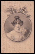 Artist Signed Wichera Lady Christmas Viennoise MM Vienne serie 229 pc VK5684 – fronte