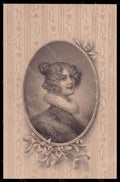 Artist Signed Wichera Lady Christmas Viennoise MM Vienne serie 229 pc VK5685 – fronte