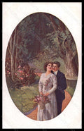 Artist Signed Illustratori Guerzoni Romantic Couple serie 1040-1 postcard VK5707 – fronte