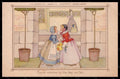 Artist Signed M. Sowerby Young Girl Faulkner serie 568-F ABRADED postcard VK5720 – fronte