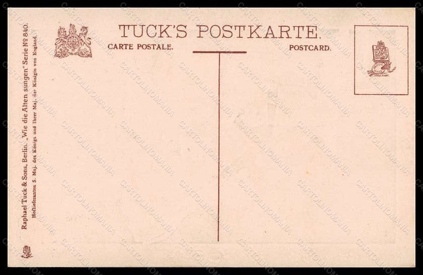 Artist Signed Mabel Lucie Attwell Children Relief Tuck serie 840 pc VK5746 – retro