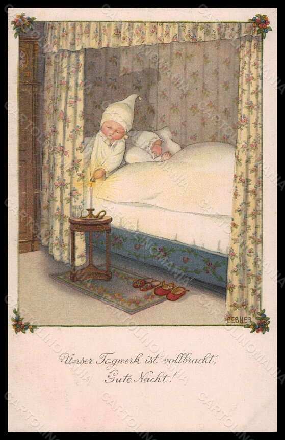 Artist Signed Pauli Ebner Children MM Vienne serie 1158 postcard VK5762 – fronte