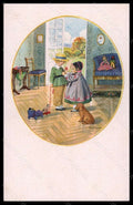 Artist Signed Pauli Ebner Children Doll Toys Dog MM Vienne 1228 postcard VK5766 – fronte