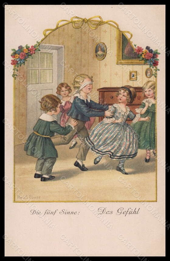 Artist Signed Pauli Ebner Children Dondorf serie 1316 postcard VK5769 – fronte