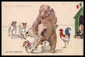 Propaganda WWI WW1 Norfini Dog Russia Bear English Bulldog 2765-4 pc VK5788 – fronte