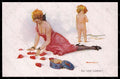 Artist Signed Illustratori Risque Lady Cupid serie 386 postcard VK5802 – fronte