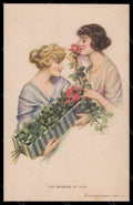 Artist Signed F. Earl Christy The Message of Love Lady Reinthal 366 pc VK5813 – fronte