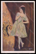 Artist Signed Franz Lowy Glamour Lady Ballerina Dance BKWI 200-7 pc VK5818 – fronte