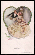 Artist Signed Harrison Fisher Couple Unde Haste Reinthal 193 pc VK5821 – fronte