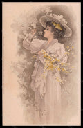 Artist Signed Illustratori Fashion Glamour Lady Meissner & Buch 1081 pc VK5825 – fronte