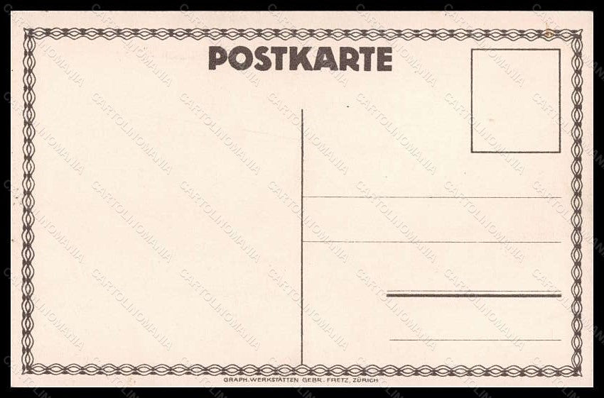 Artist Signed M. S. ? Juni 1917 Lady Guitar Students postcard VK5831 – retro