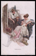 Artist Signed Harrison Fisher Couple Inspiration Reinthal 771 postcard VK5837 – fronte
